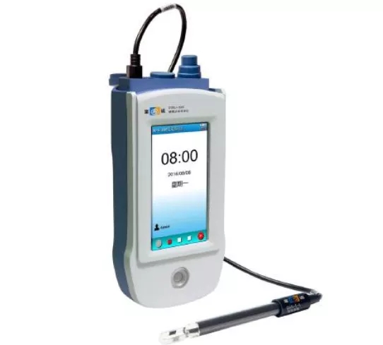 三方檢測水質(zhì)化驗超純水電導(dǎo)率檢測，雷磁DDBJ-350F型便攜式電導(dǎo)率儀產(chǎn)品介紹(圖1)